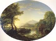Thomas Cole The Old Mill at Sunset (mk13) oil on canvas